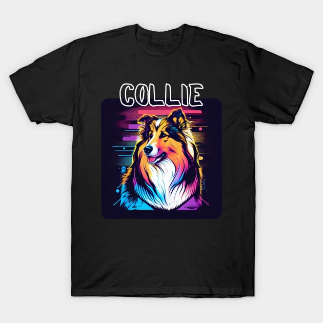 Graffiti Style - Cool Collie 6 T-Shirt by PD-Store